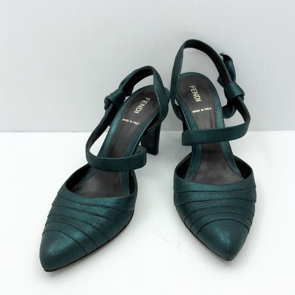 emerald green pumps shoes
