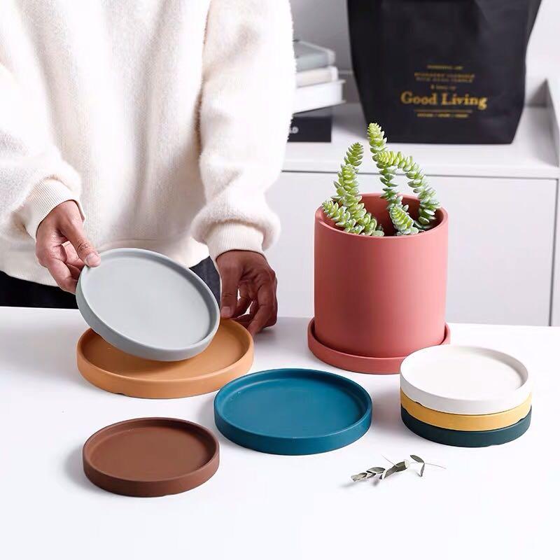 Ceramic Flower Pot Planter Colorful Pot Gardening Matte Color Ååé¶ç·è±ç Gardening Pots Planters On Carousell