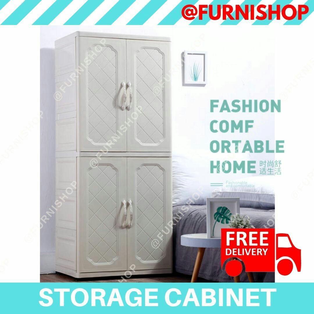 Free Delivery Euro Style Cheap Storage Cabinet Furnishop Furniture Shelves Drawers On Carousell