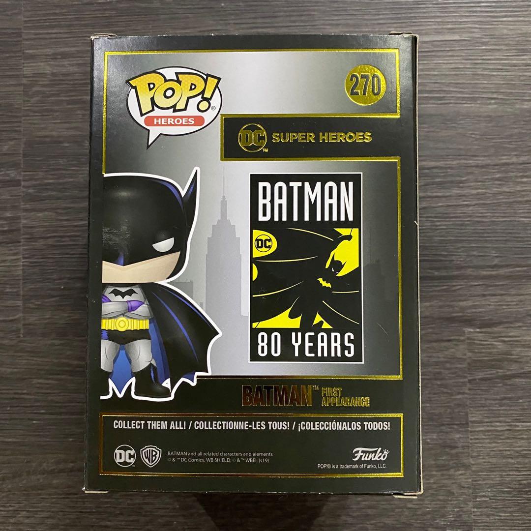 Batman 80th Anniversary Batman 1st Appearance Pop First Appearance
