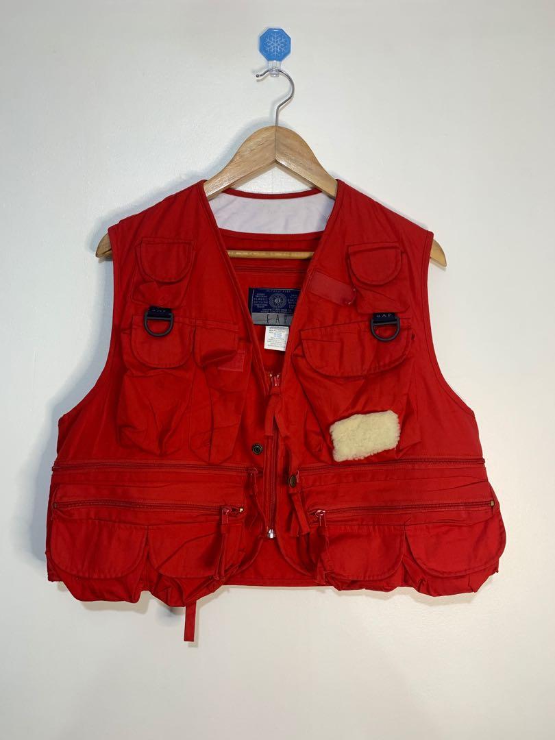 gap red vest