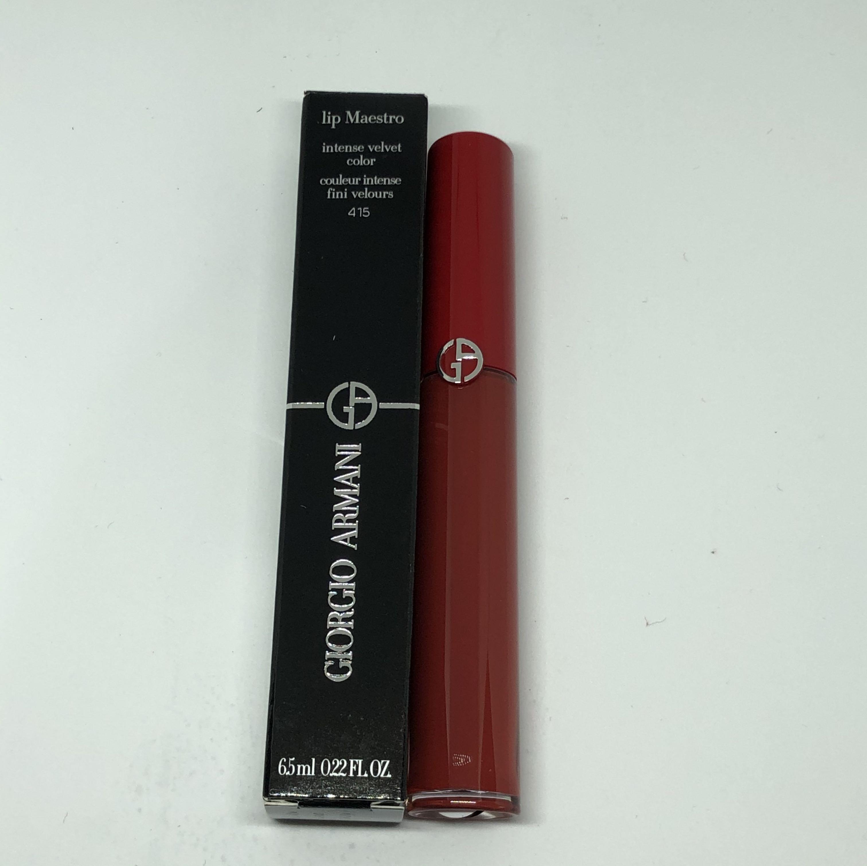 Giorgio Armani Armani Beauty Lip Maestro 415 redwood, Beauty & Personal  Care, Face, Makeup on Carousell