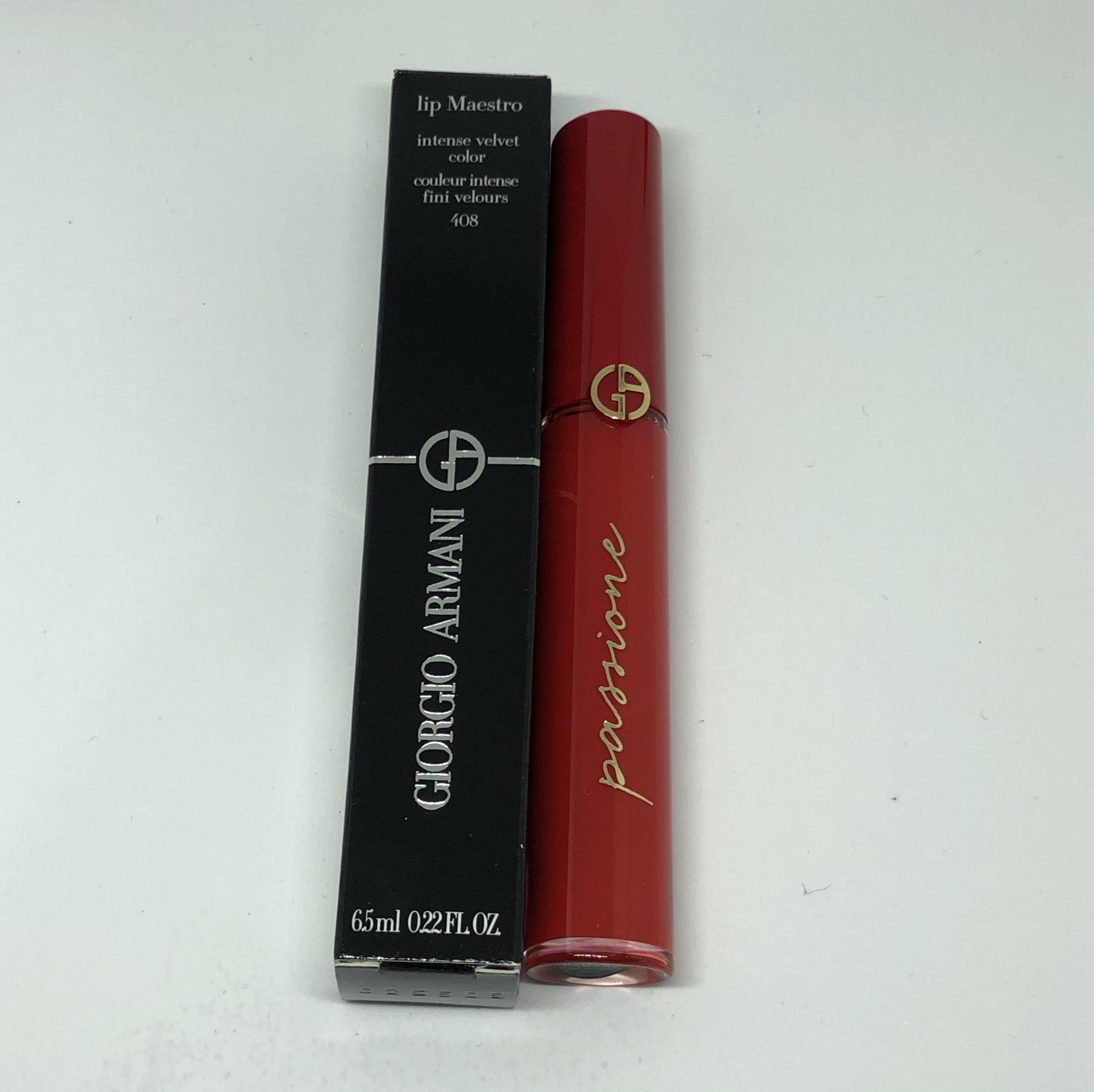 giorgio armani lip maestro 408