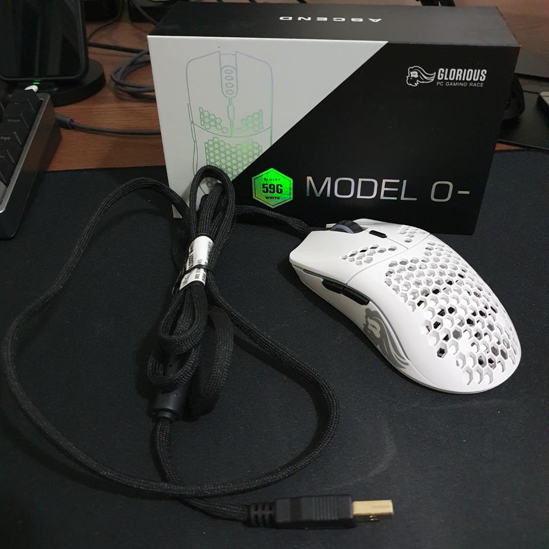 Glorious Model O Minus Gloss White Electronics Computer Parts Accessories On Carousell