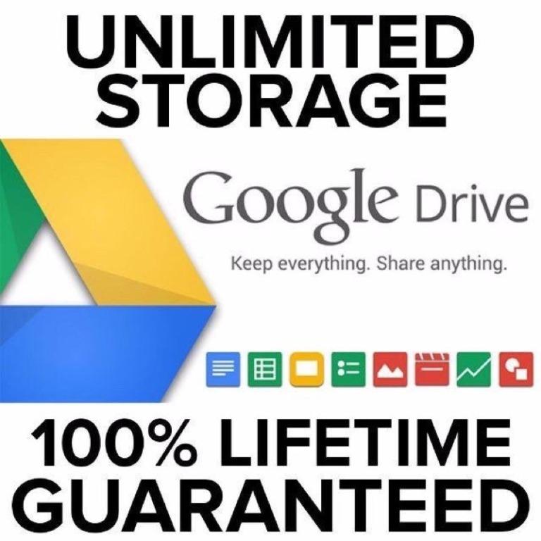 6 for your one Google account. Unlimited Google Drive Team Drive 