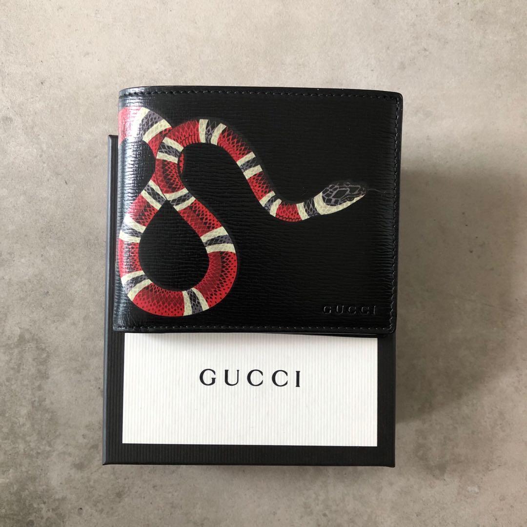 Gucci snake wallet, Luxury, Bags & Wallets on Carousell