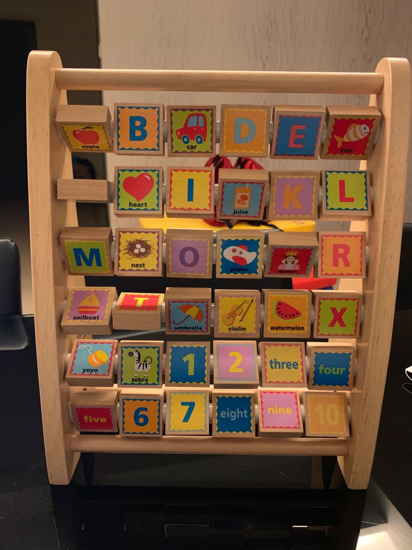 Hape alphabet abacus store