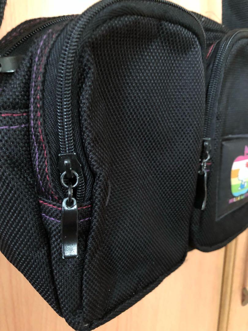 Hello Kitty Sling Bag (Category: Cross-body Bags) located in Makati City. Submitted by matchmatch (Listing ID 1038326971, Image 2). Description: Sling bag great for school or travel. Excellent condition, well-maintained LAST PRICE POSTED Shipping c/o Buyer.