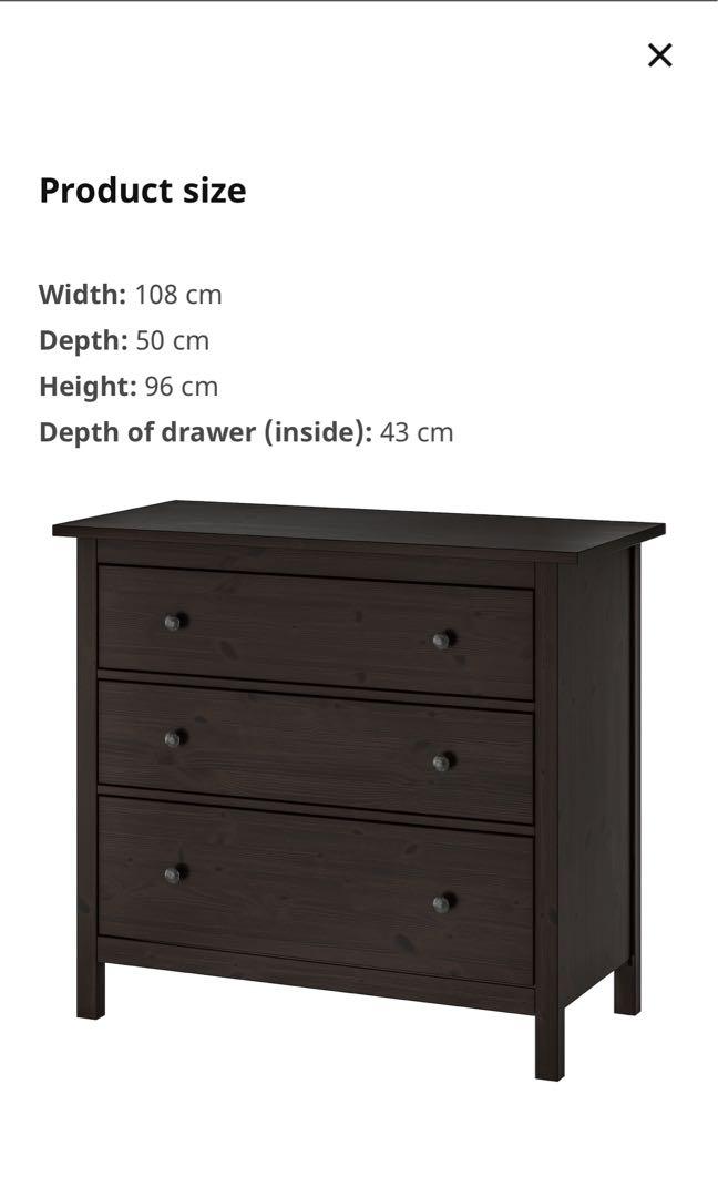 Hemnes Chest of Drawers, Furniture & Home Living, Furniture, Shelves