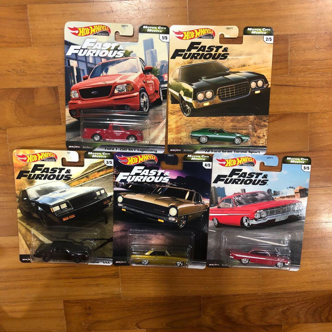 Hot Wheels Fast & Furious Motor City Muscle (Case G) assortment, Hobbies &  Toys, Toys & Games on Carousell