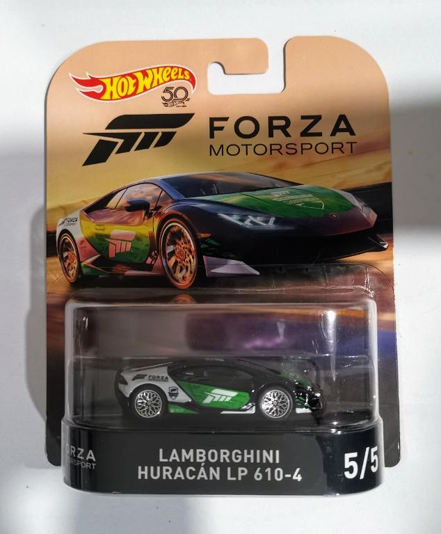 Hot Wheels Retro Entertainment Forza Motorsport Lamborghini Huracan LP  610-4, Hobbies & Toys, Toys & Games on Carousell