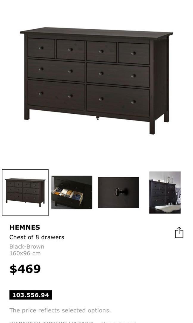 Ikea Hemnes Chest Chester Of 8, Hemnes Tall Dresser Assembly
