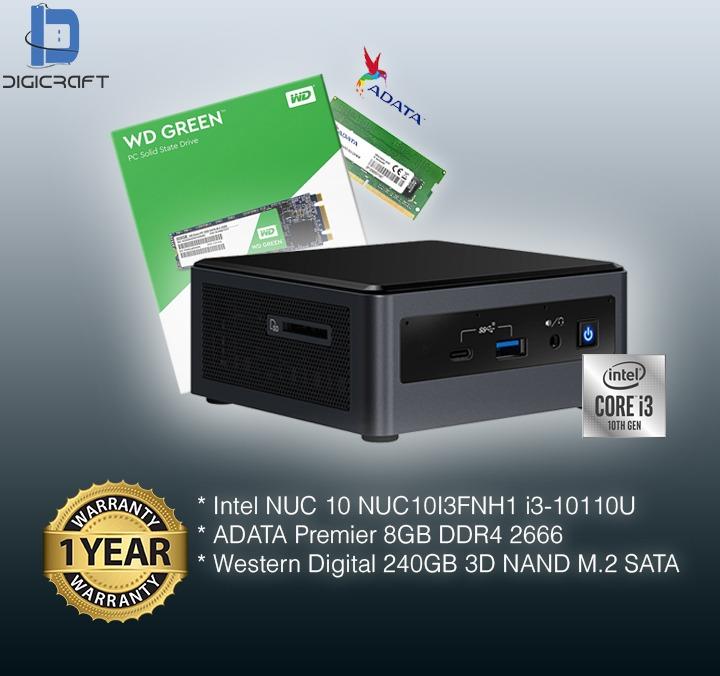 Intel Nuc I3 10th Gen Nuc10i3fnh1 Electronics Computers Desktops On Carousell