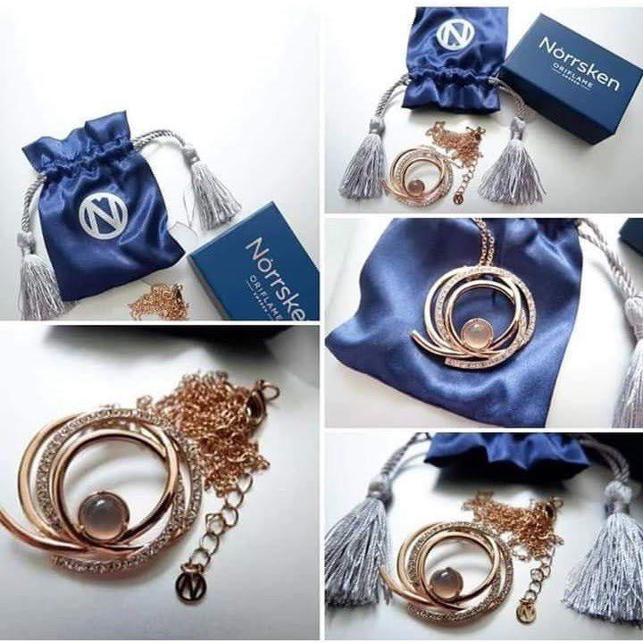 Agate aura pendant necklace oriflame hot sale