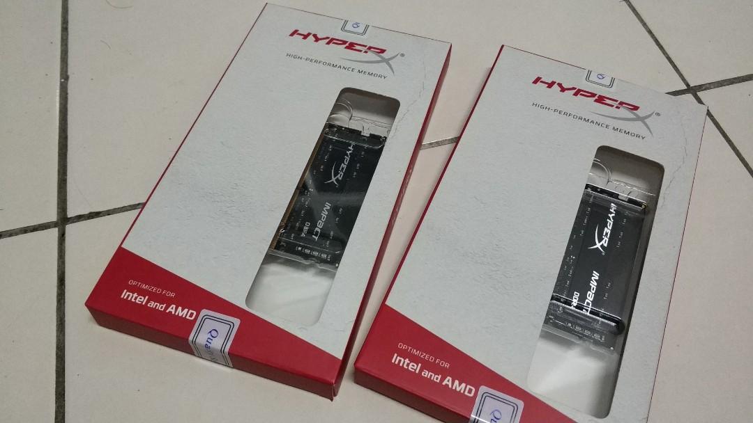 Kingston Hyperx Impact 8gb 4gbx2 2400mhz Ddr4 Sodimm Laptop Ram Electronics Computer Parts Accessories On Carousell