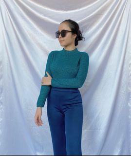 Knitwear Glitter Green