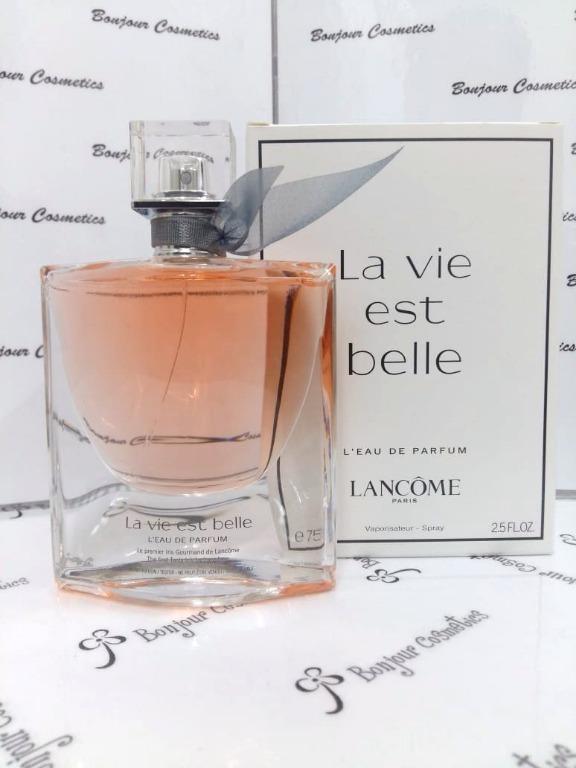 La vie est belle L EAU De PARFUM LANCOME 75ml TESTER Packaging
