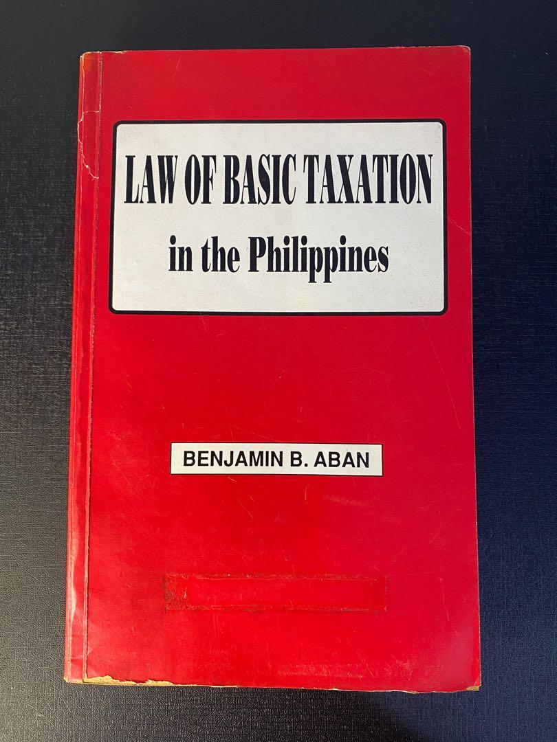 Law of Basic Taxation in the Philippines, Aban, 1994 (PGAI), Hobbies