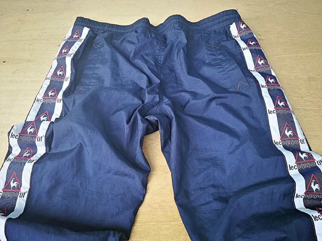Le Coq Sportif Track-pants (FREE SHIPPING), Men's Fashion, Bottoms, Joggers  on Carousell