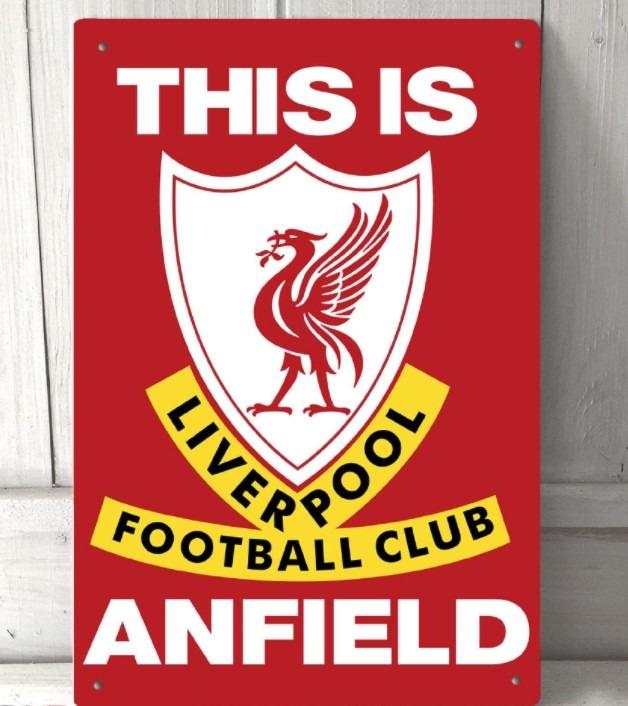 Liverpool This Is Anfield Metal Sign Design Craft Art Prints On Carousell
