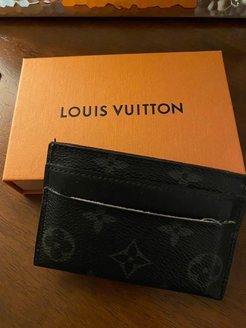 Louis Double Card Holder, Luxury, Bags & on Carousell