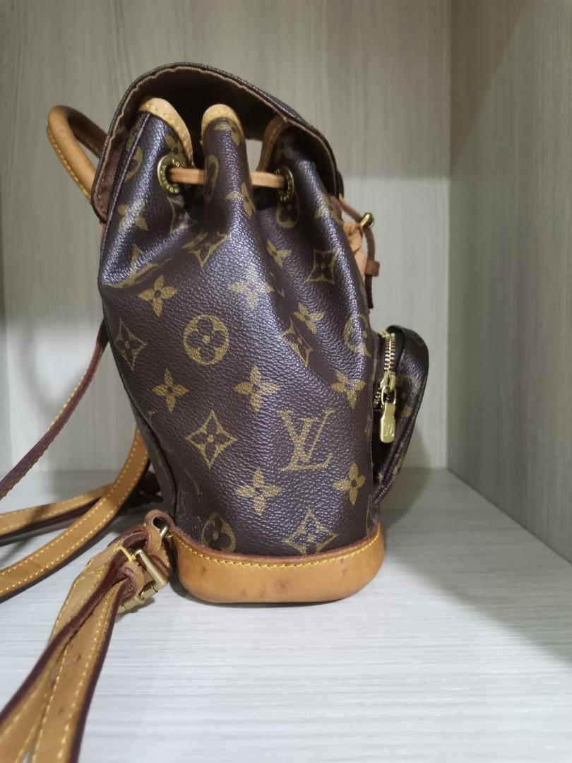 Authentic LV Louis Vuitton LV Montsouris Mini Backpack Vintage, Luxury,  Bags & Wallets on Carousell