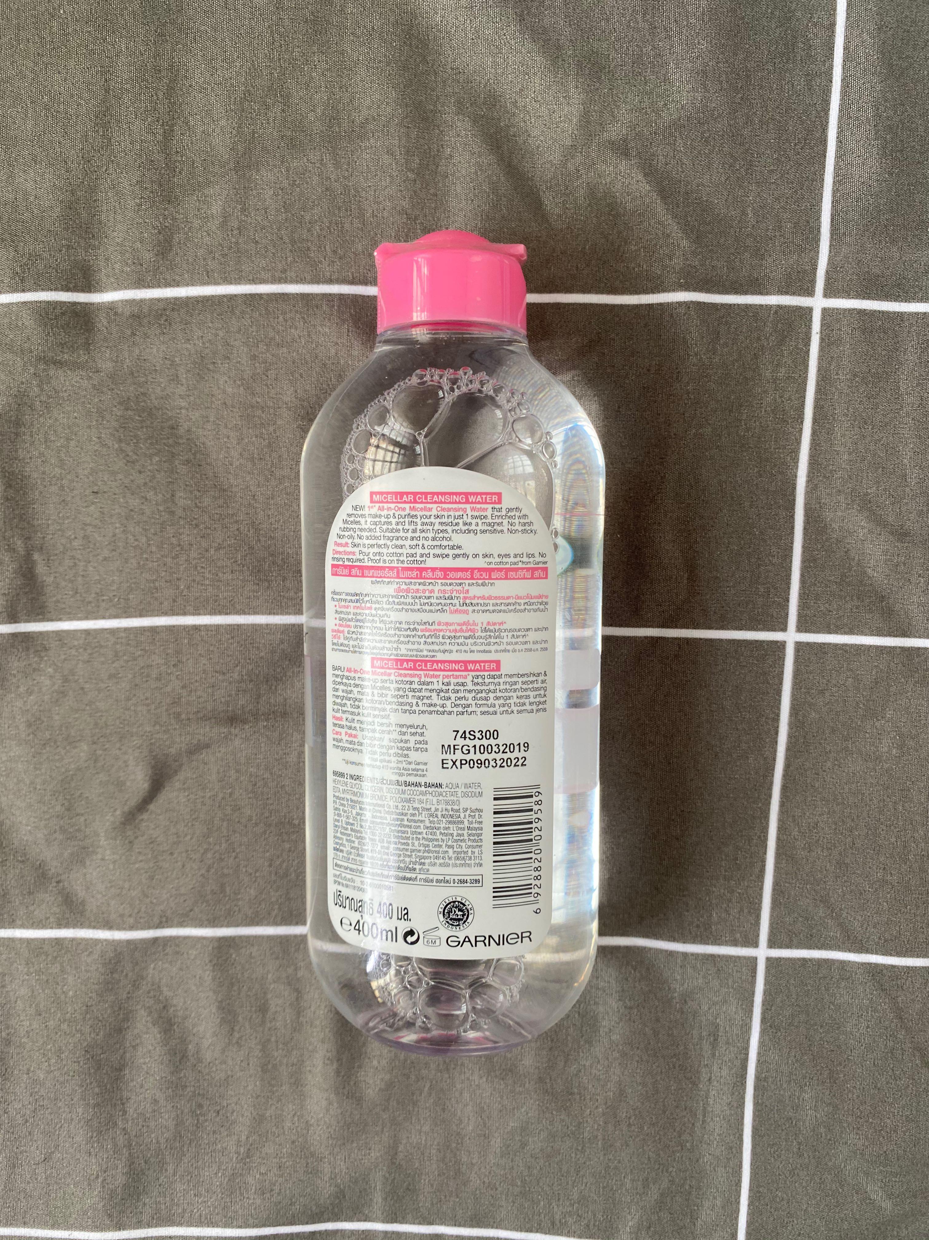 cara pakai micellar cleansing water