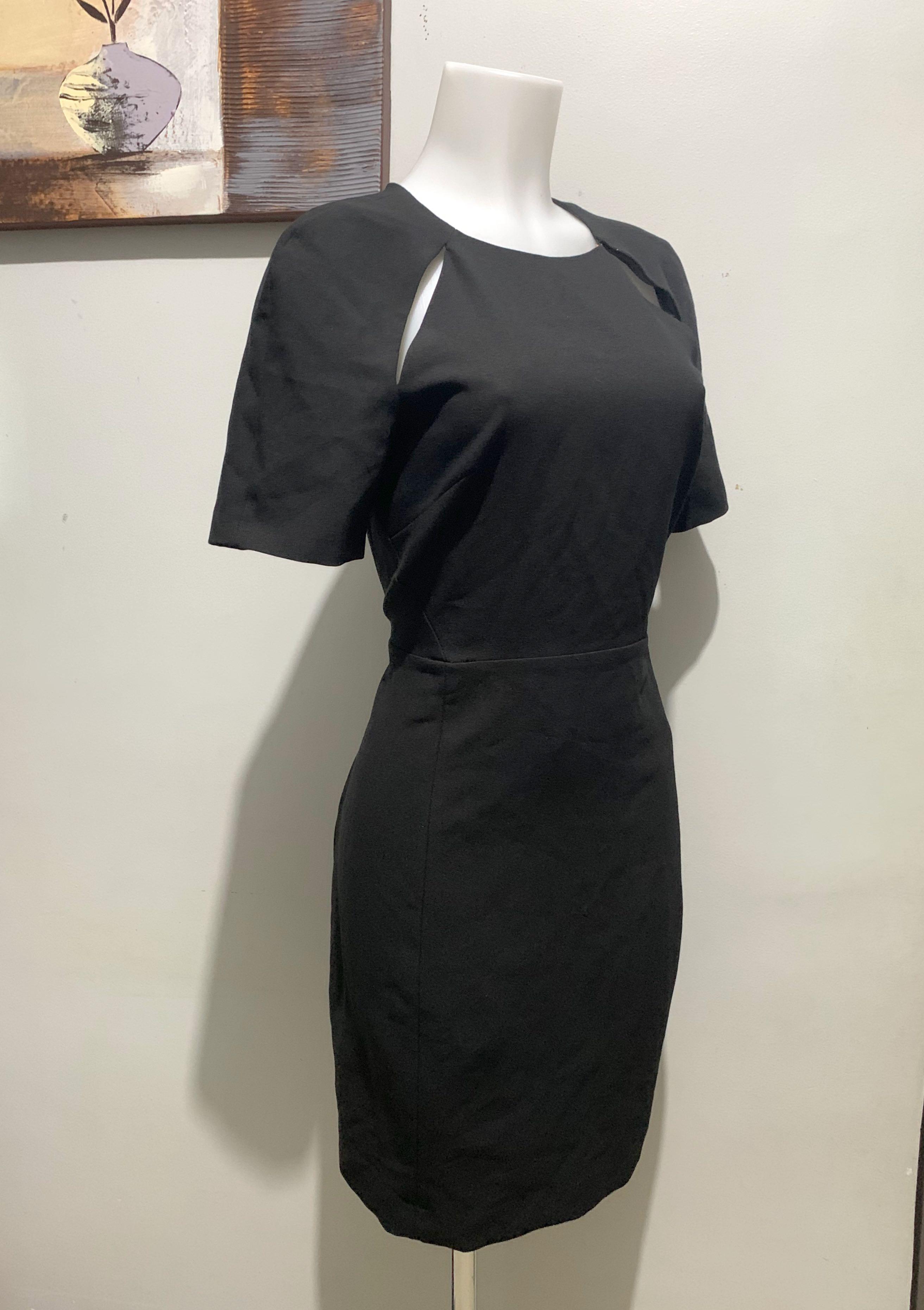 mango suit black dress