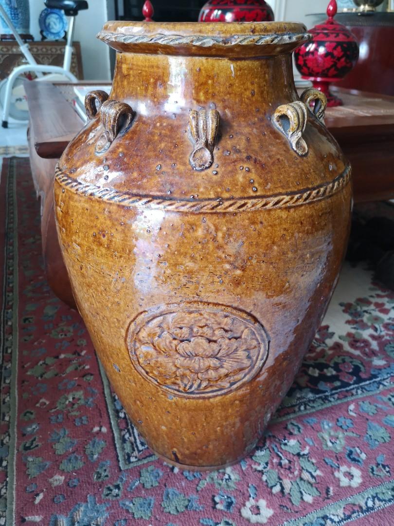 Antique Martaban Jars, Furniture & Home Living, Home Decor, Vases & Decorative Bowls on Carousell