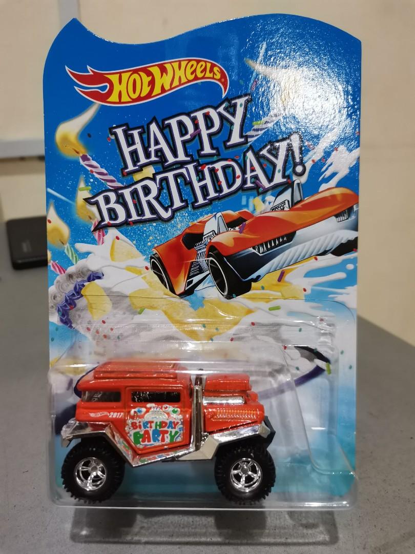 Mattel Hot Wheels Happy Birthday special edition exclusive