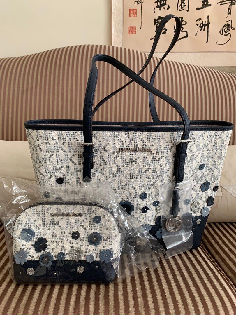 Michael kors floral handbag sales