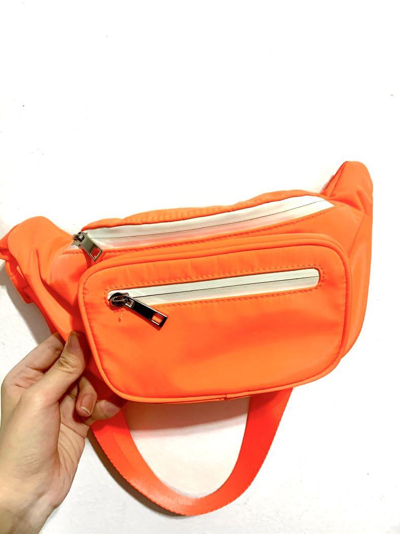 Neon orange forever 21 fanny pack waist bag