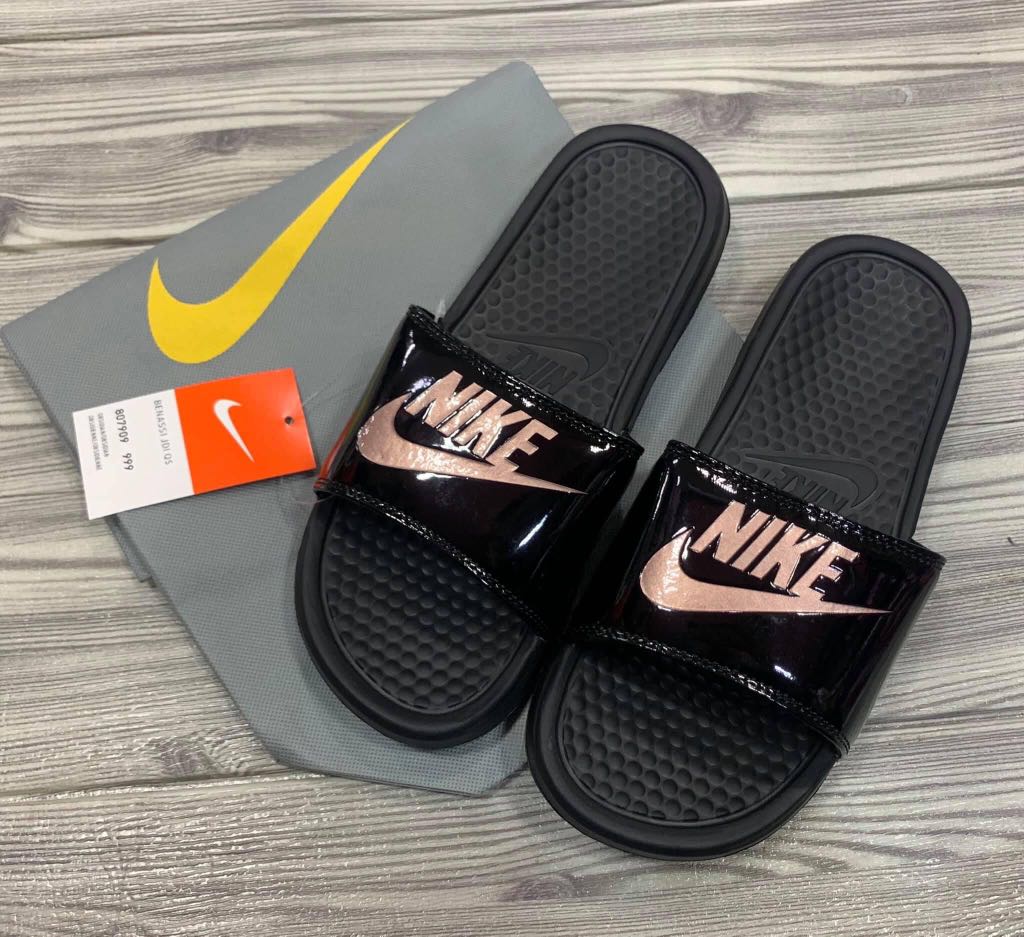 nike slides with removable swoosh