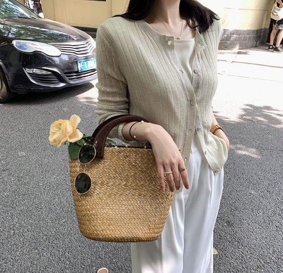 green dress with cardigan