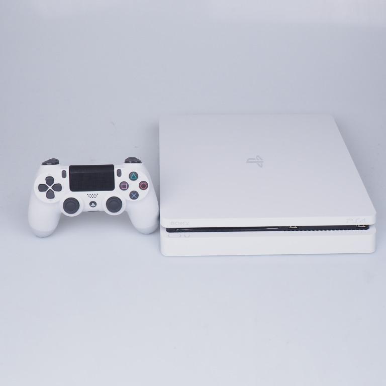 Playstation 4 500GB Slim White, Video Video Game Consoles, PlayStation on Carousell