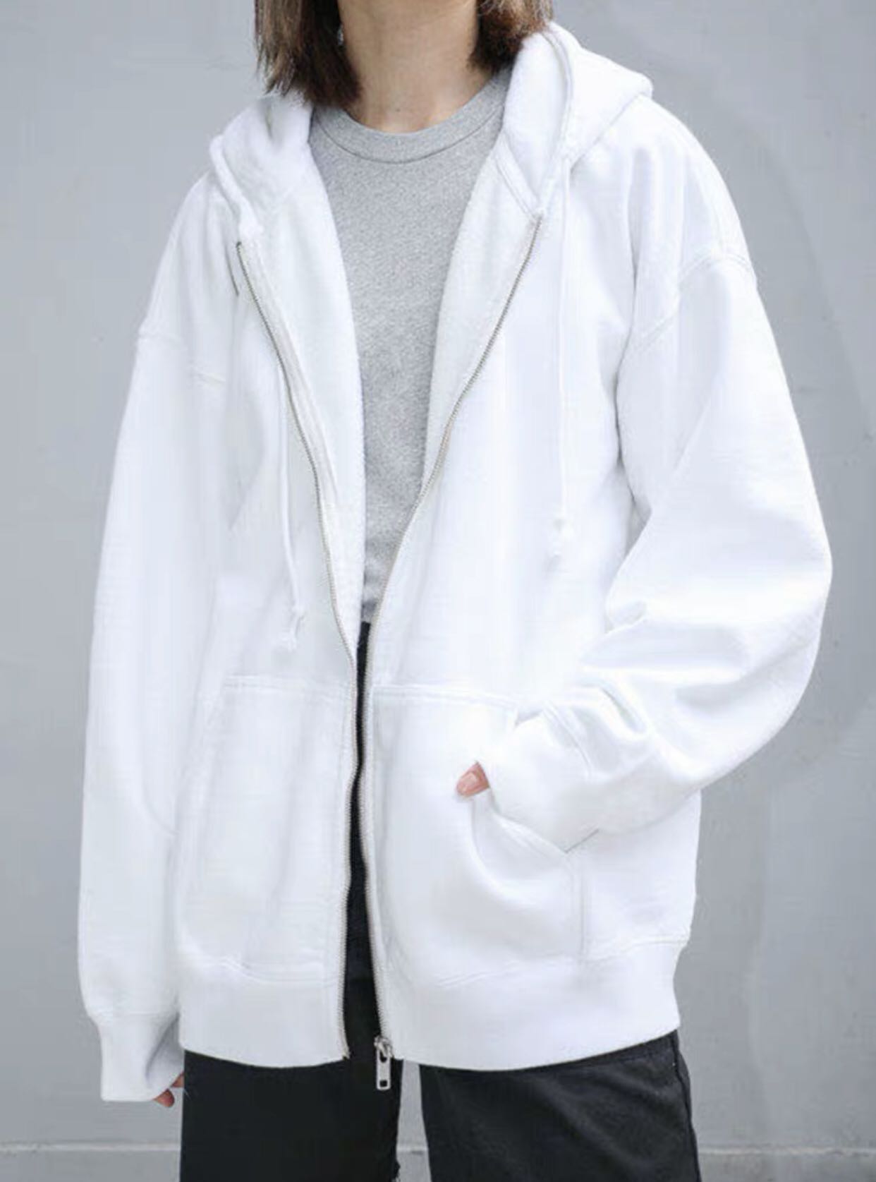 Carla hoodie white clearance