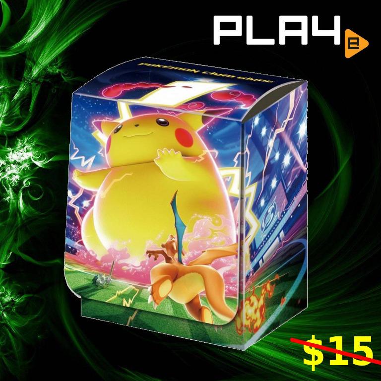Pokemon Card Game Gigantamax Pikachu Deck Case 7051601 Brand New Hobbies Toys Toys Games On Carousell