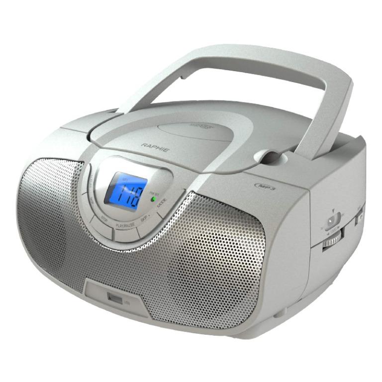 Groove Classic Boombox Portable Cd Cassette Player, 52 OFF