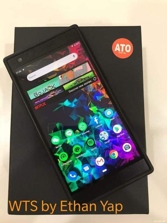 Razer Phone 2 Malaysia Set 8gb Ram 64gb Rom Satin Black Mobile Phones Tablets Others On Carousell