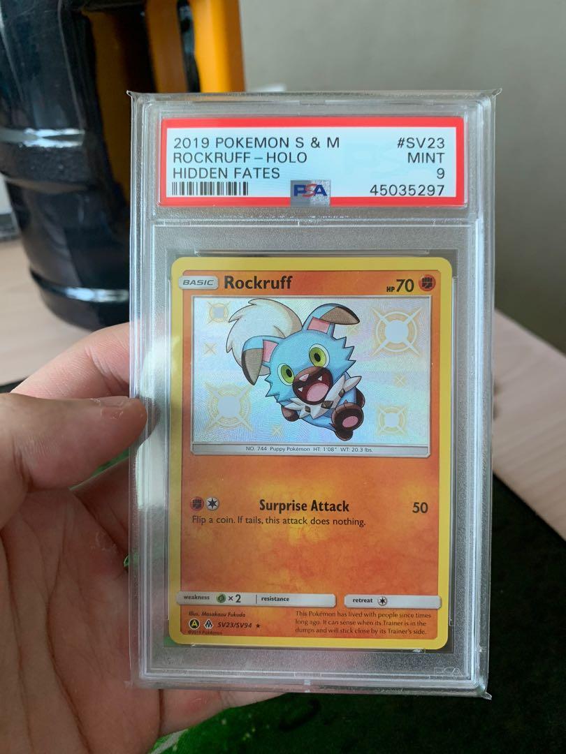 Rockruff Shiny Card Rockruff Shiny Psa 9 Toys Games Board Games Cards On Carousell rockruff shiny psa 9
