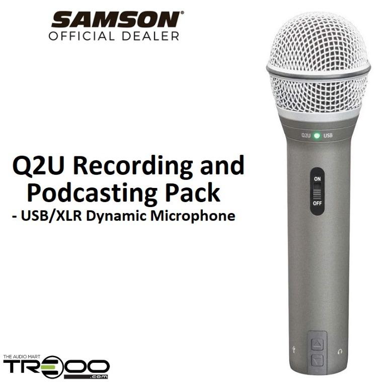 [Official] Samson Q2U Recording and Podcasting Pack USB Cardioid