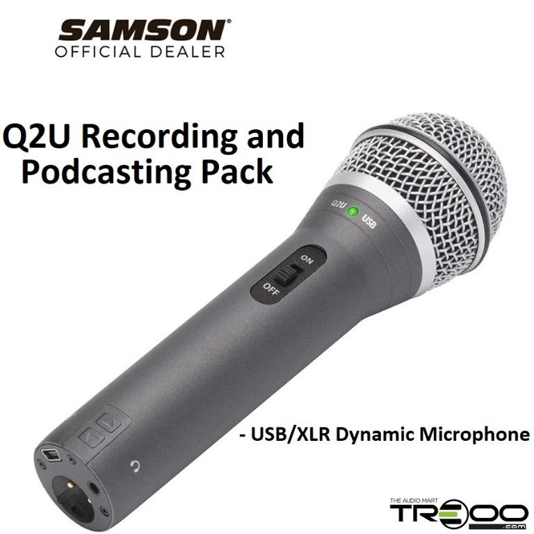 [Official] Samson Q2U Recording and Podcasting Pack USB Cardioid