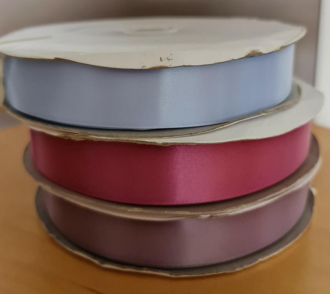 Silk Ribbons 2 5cm Width X 5m Hobbies Toys Stationery Craft Craft Supplies Tools On Carousell