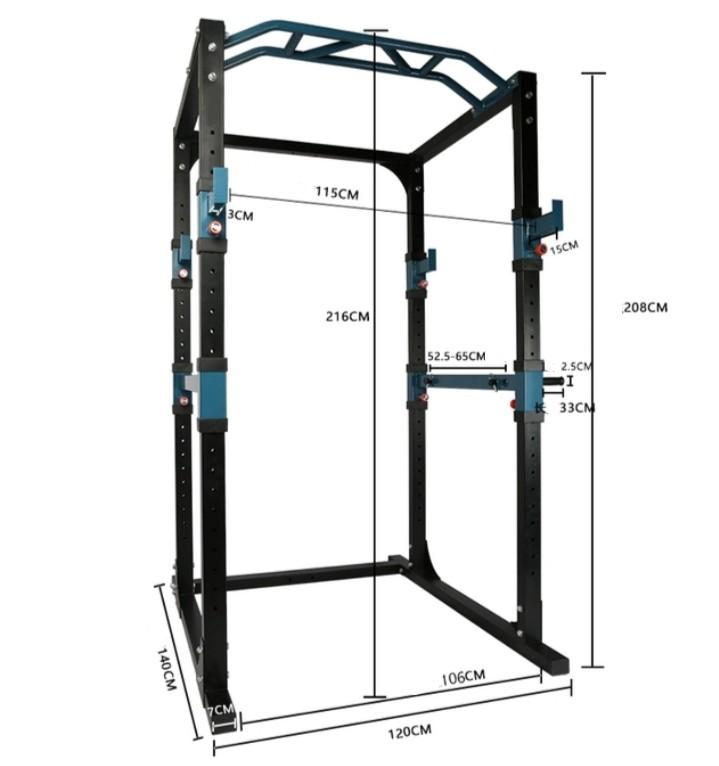 [FREE INSTALLATION] Schmidt Deep Squat Rack, Sports Equipment, Exercise ...