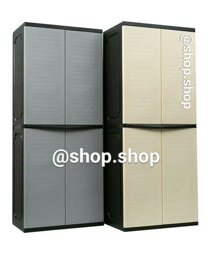 Semi Outdoor Tall Storage Cabinet Free Delivery Cheap Shopshop Shop Shop Furniture Shelves Drawers On Carousell