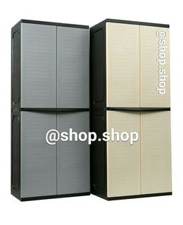 Deliver Storage Cabinet Varnished Wood 160cm Tall Furniture Shelves Drawers On Carousell