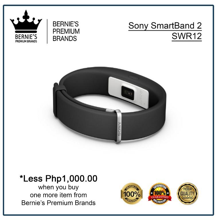 Sony SmartBand 2 SWR12 (Category: Portable Audio Accessories) located in Pasay City. Submitted by premiumbrands (Listing ID 1038259900, Image 1). Description: 100% Certified Original/Genuine product. Everything is brand new, and factory sealed. Available, and ready for FREE delivery via LBC Hong Kong (3-7 days, LBC-HK schedule). Check out our FACEBOOK pages: Bernie's Premium Brands - Gadgets Bernie's Premium Brands – Women Bernie’s Premium Brands