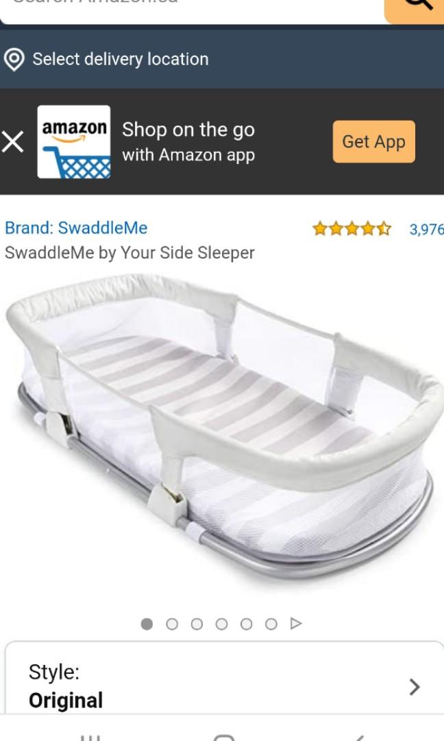 Summer Infant SwaddleMe By Your Side Sleeper cosleep infant bed bassinet Babies Kids Baby Nursery Kids Furniture Cots Cribs on Carousell