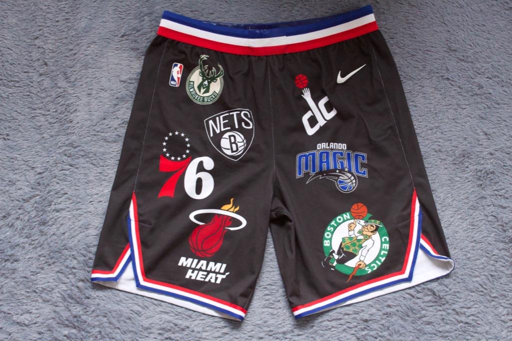 Short NBA x Supreme Preto