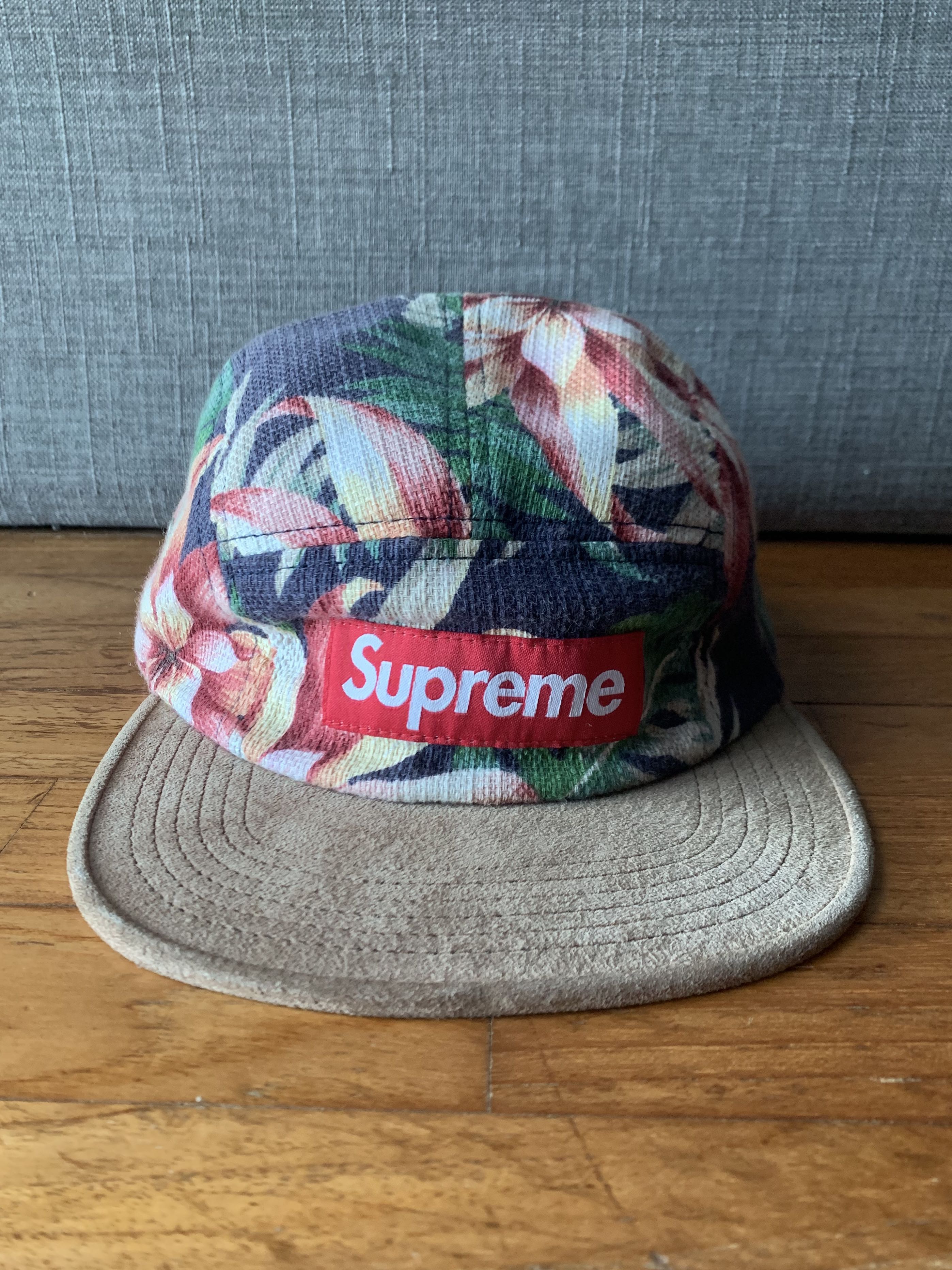 supreme floral camp cap